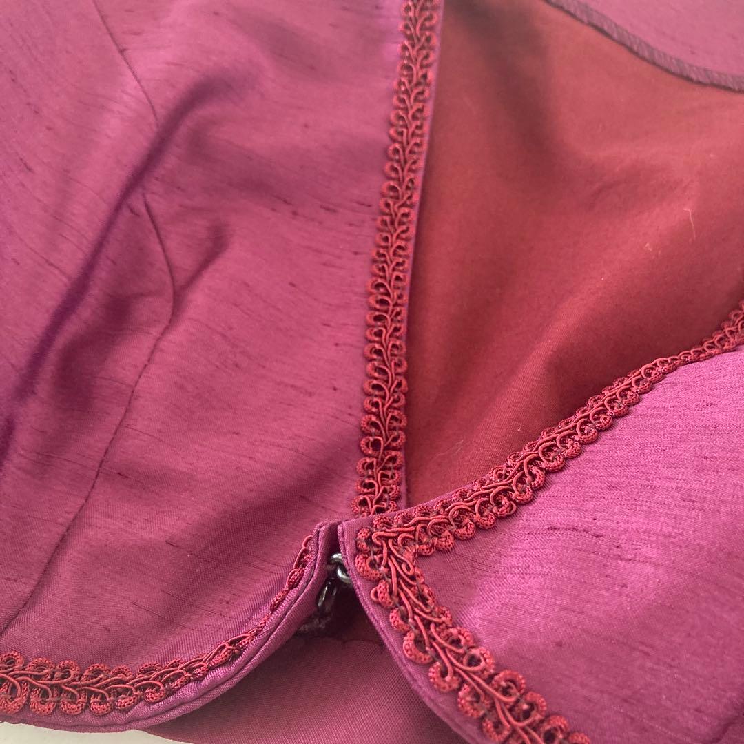 美品 フラメンコ衣装 ワンピース ボランテ オーダーメイド ボレロ・タイ付き