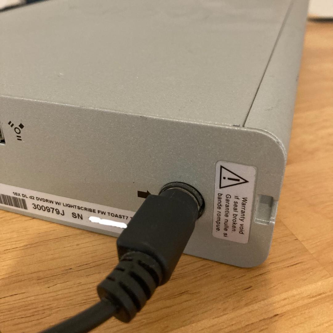 LaCie DVD-RW FireWire400（LightScribe）