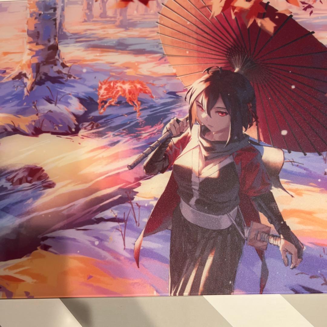 最終値下げYukiAim kitsune 2023 ガラスマウスパッド