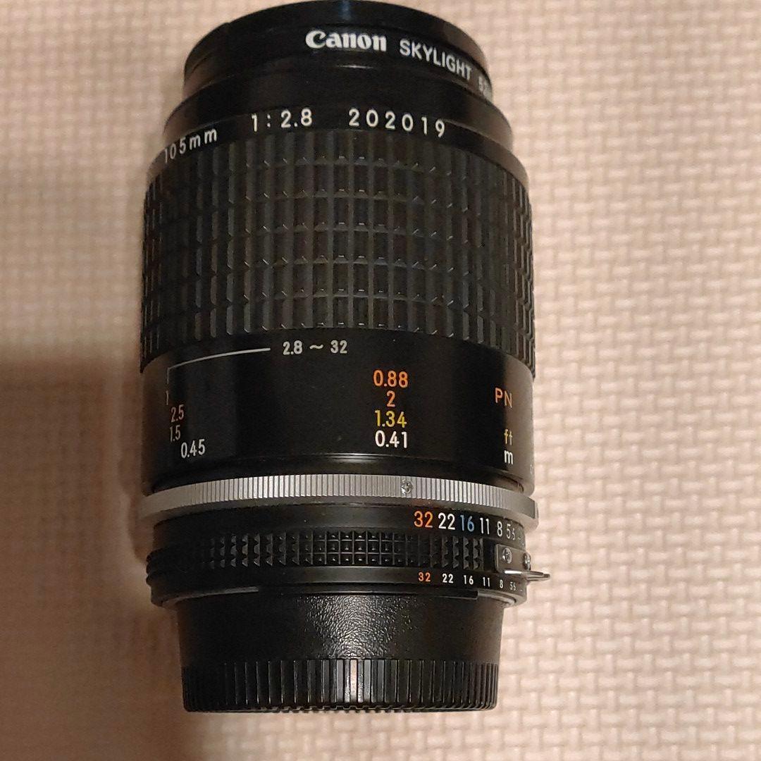 ニコン　カメラレンズ　nikon　micro nikkor 105mm