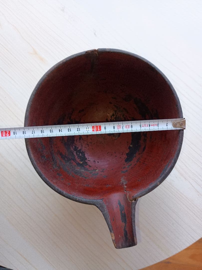 浄法寺塗り　片口　江戸期