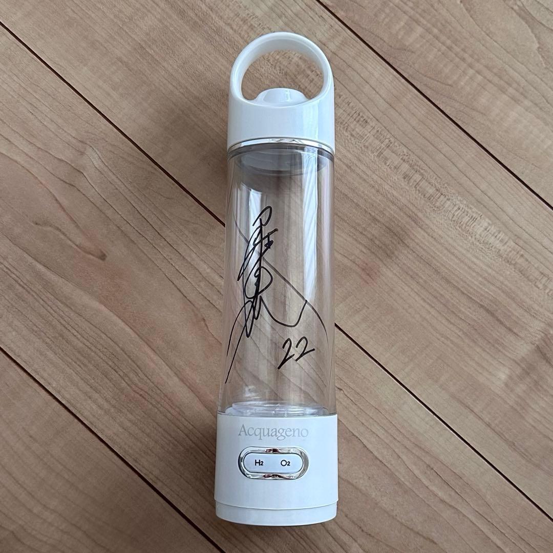 【お値下げ済】【サイン入り】アクアジェノ 水素水生成器　田村龍弘 サイン入