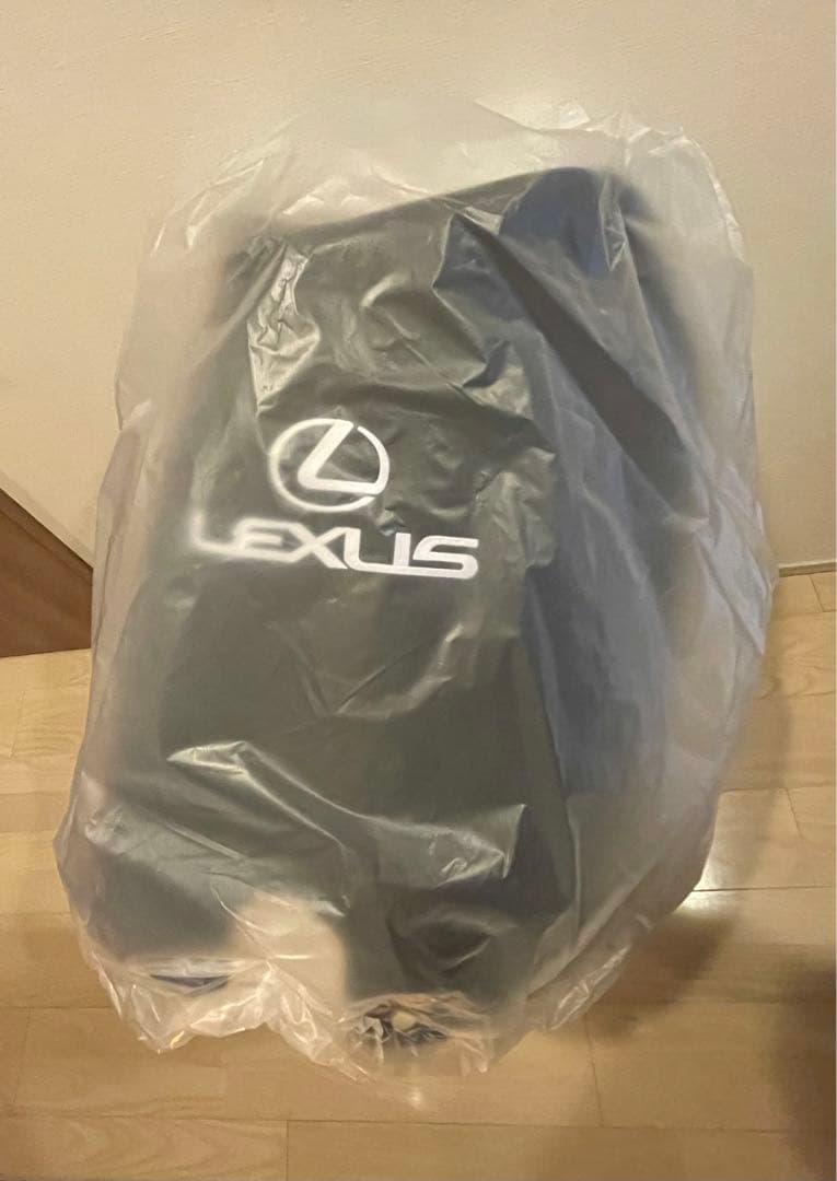 Lexus ゴルフバッグ 黒/銀 カバー付き