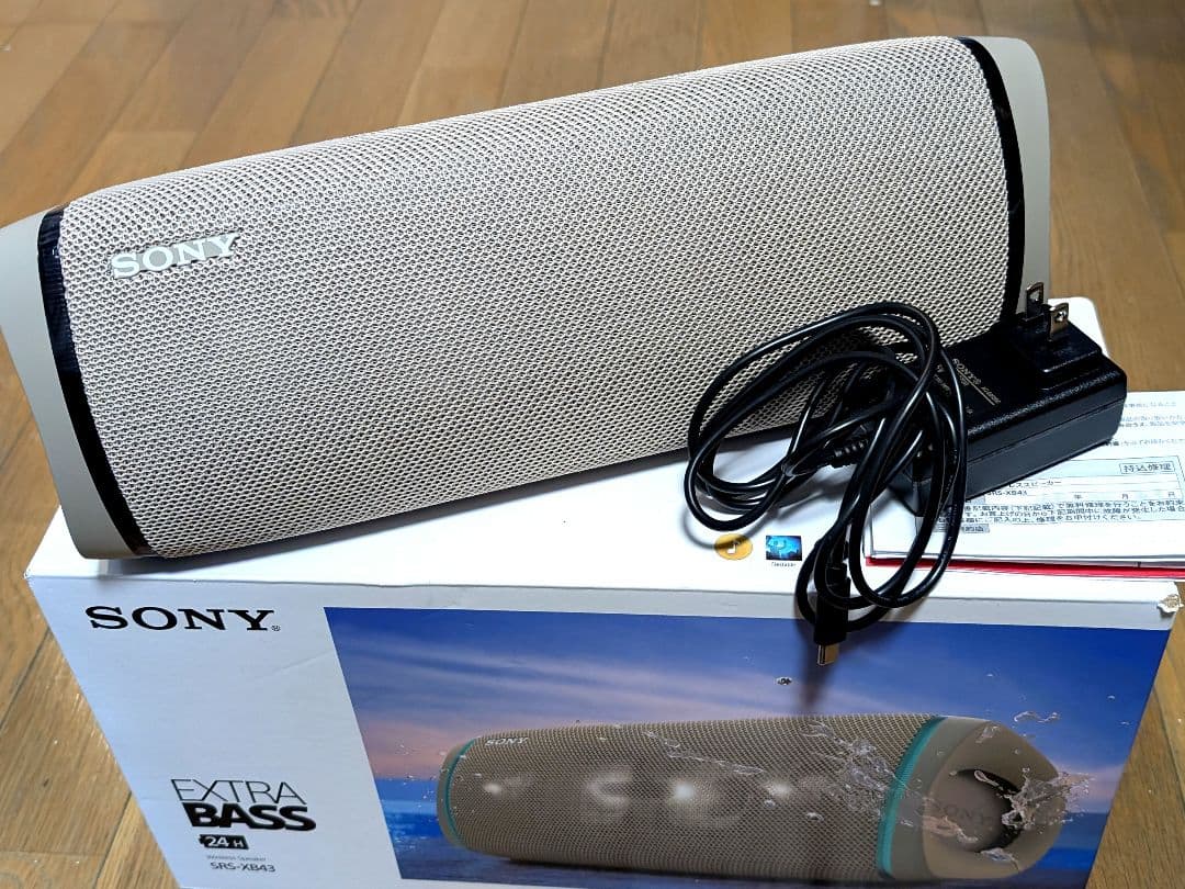 SONY SRS-XB43 EXTRA BASS ワイヤレススピーカー ベージュ