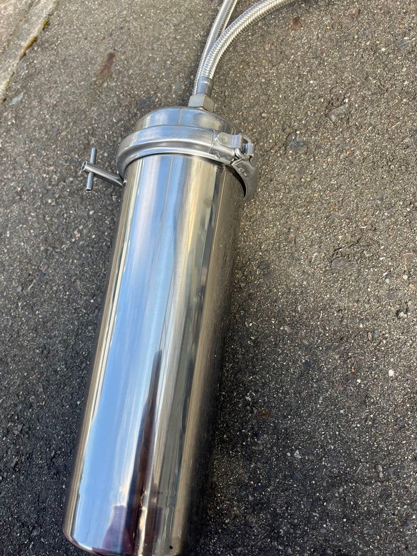 ステンレススチール 浄水器 2接続口