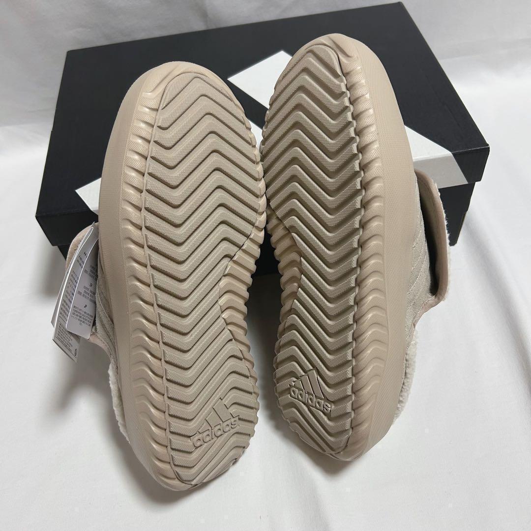 韓国限定 新作 ADIDAS GRANDCOURT MULE ベージュ 23.5