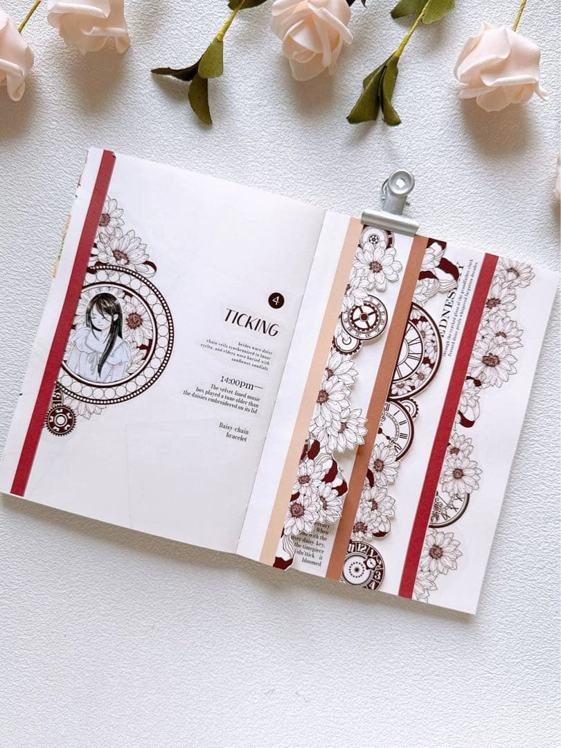 咔咔STUDIO《单色菊》海外マスキングテープ　マステ 【2640】