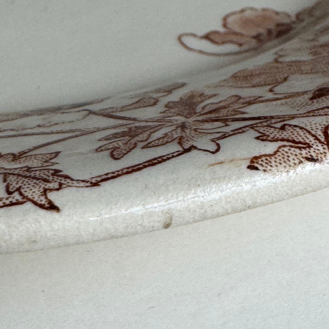 美品 フランスアンティーク Gien ジアン Anemones アネモネ