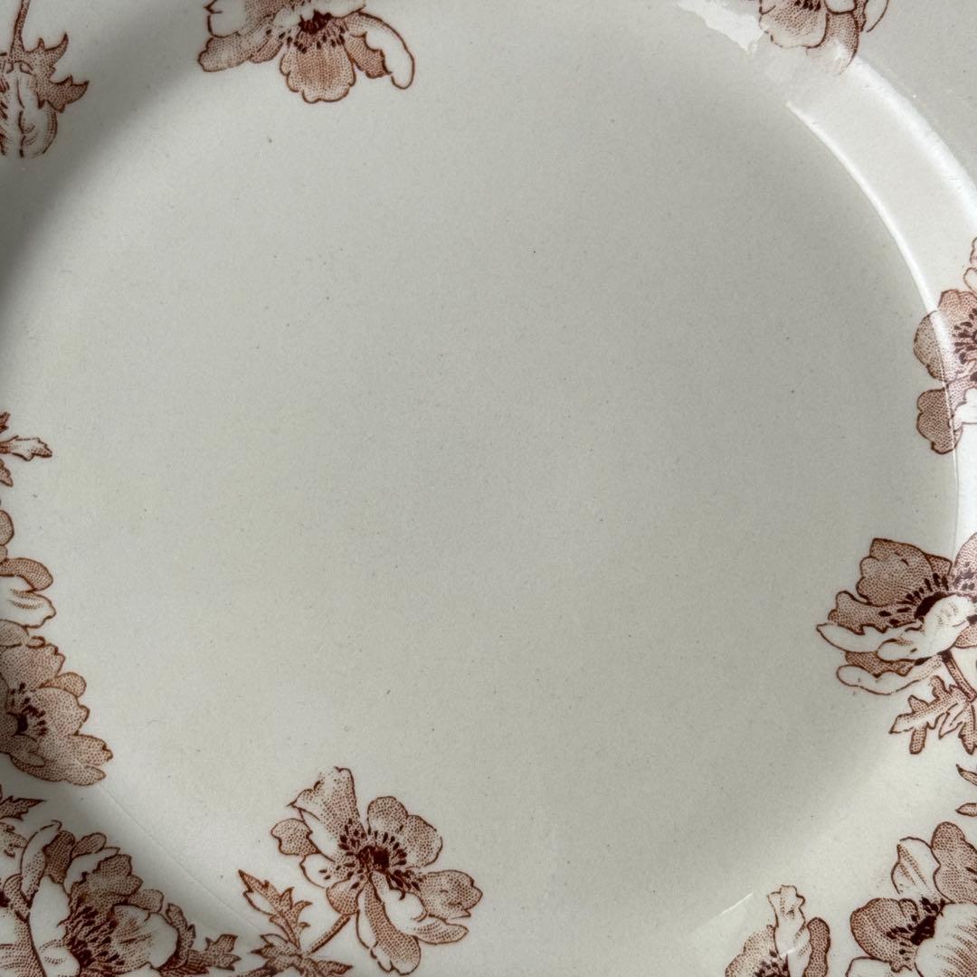 美品 フランスアンティーク Gien ジアン Anemones アネモネ