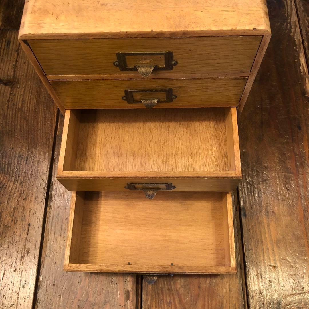 ビンテージ  小引き出し 4段 古家具　古道具