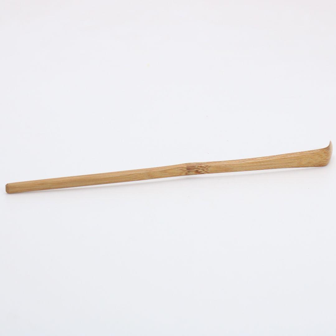 野々村淡完作 茶杓 千年緑 紫野大徳寺 長谷川寛州書付 茶道具　C1013