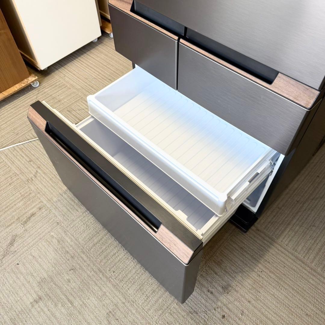 シャープ 2021年製 457L冷蔵庫 人感センサー＆音声案内（しゃべる冷蔵庫）