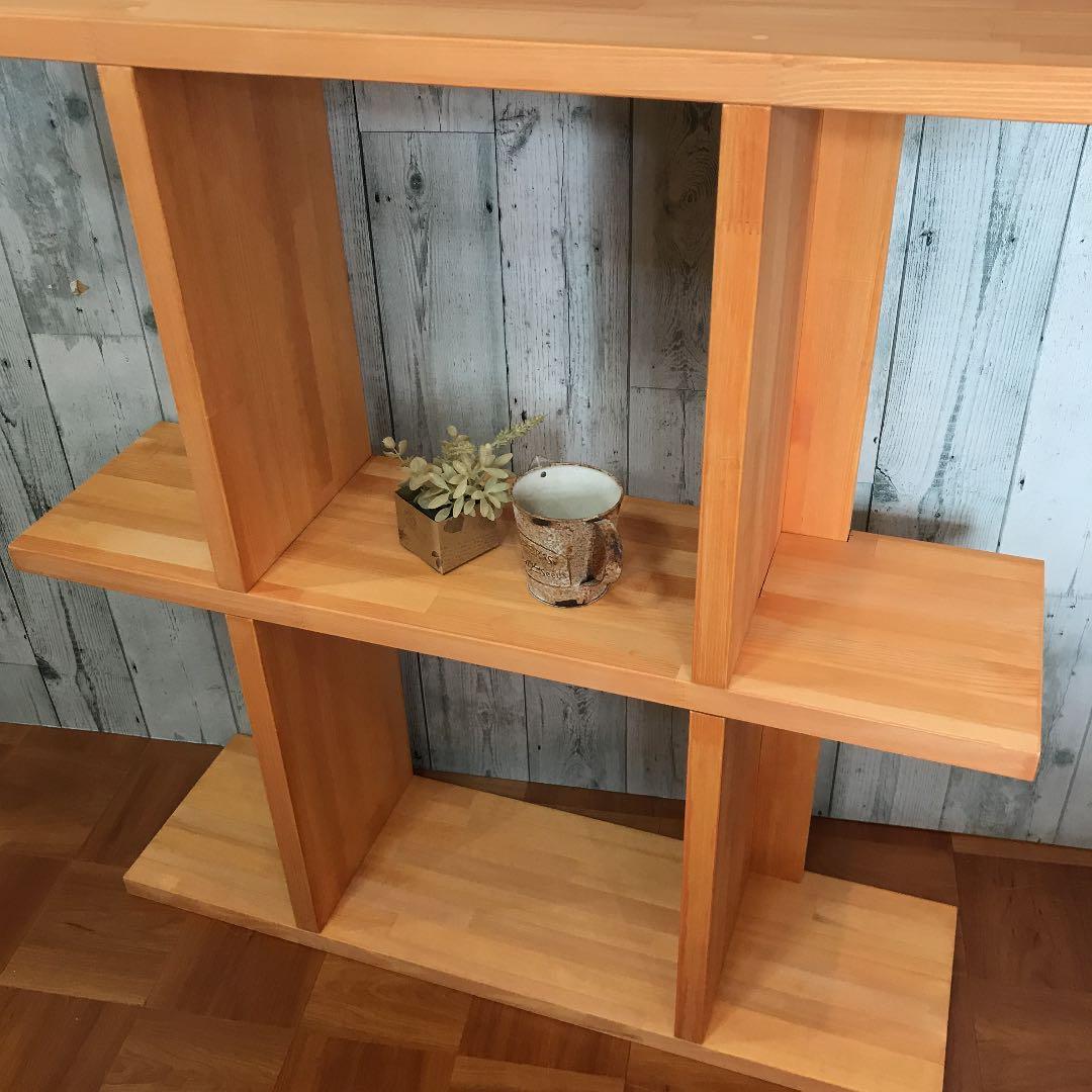 シェルフ 飾り棚 幅80cm パイン集成材
