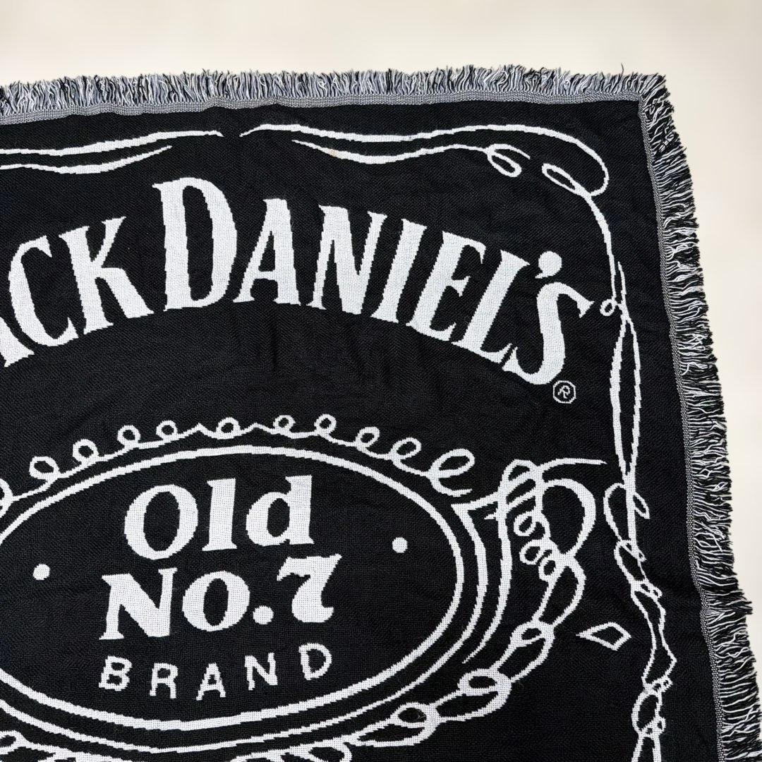 ウィスキー　ジャックダニエル　ブランケット　マルチカバー　ラグ　148x118