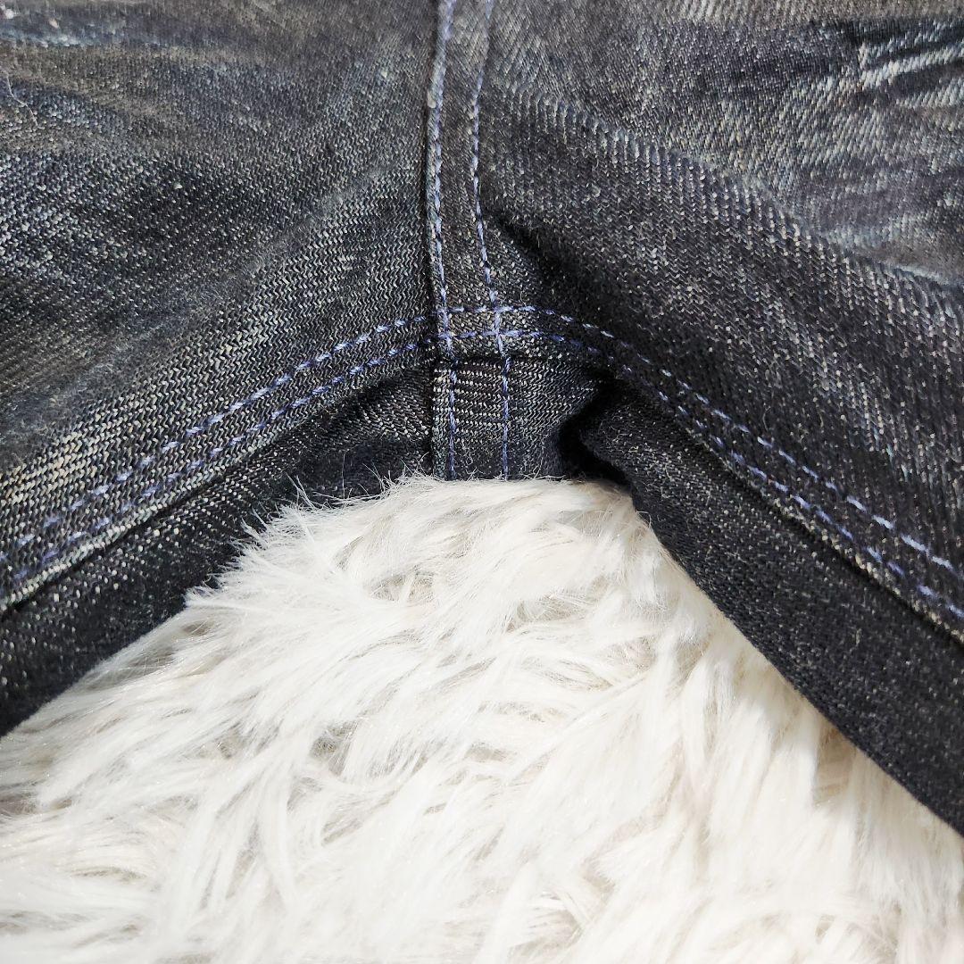 股下87cm BLACKBARRETT コーティング デニム ブラック 三陽商会