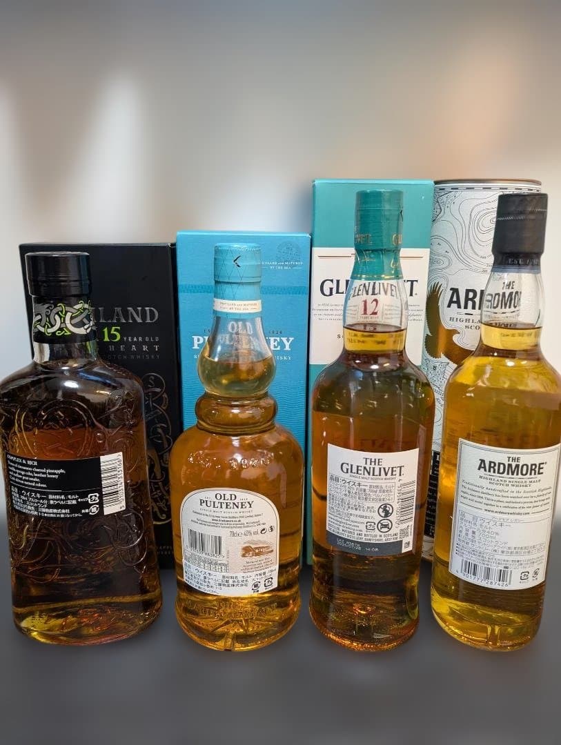 【期間限定値下げ】スコッチウイスキー セレクション 4本セット