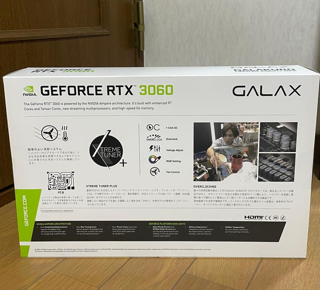 GALAX グラフィックボード GEFORCE RTX3060 ホワイト