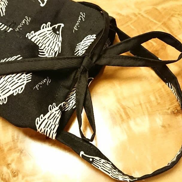 ティッシュケース ティッシュカバー ハリネズミの生地は見本です