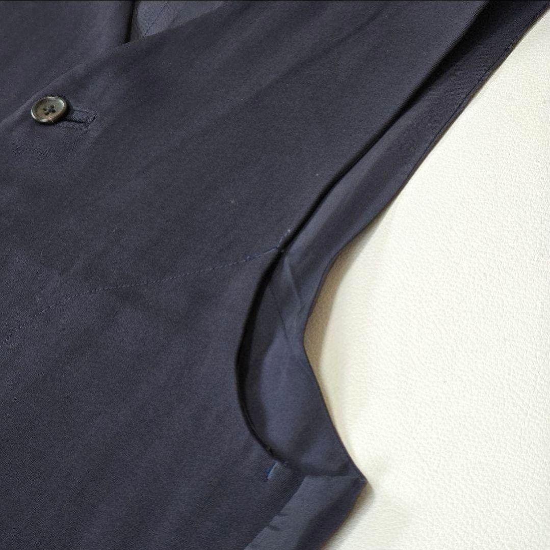 美品 ヨウジヤマモト ベスト ジレ 7つボタン M 黒 匿名配送