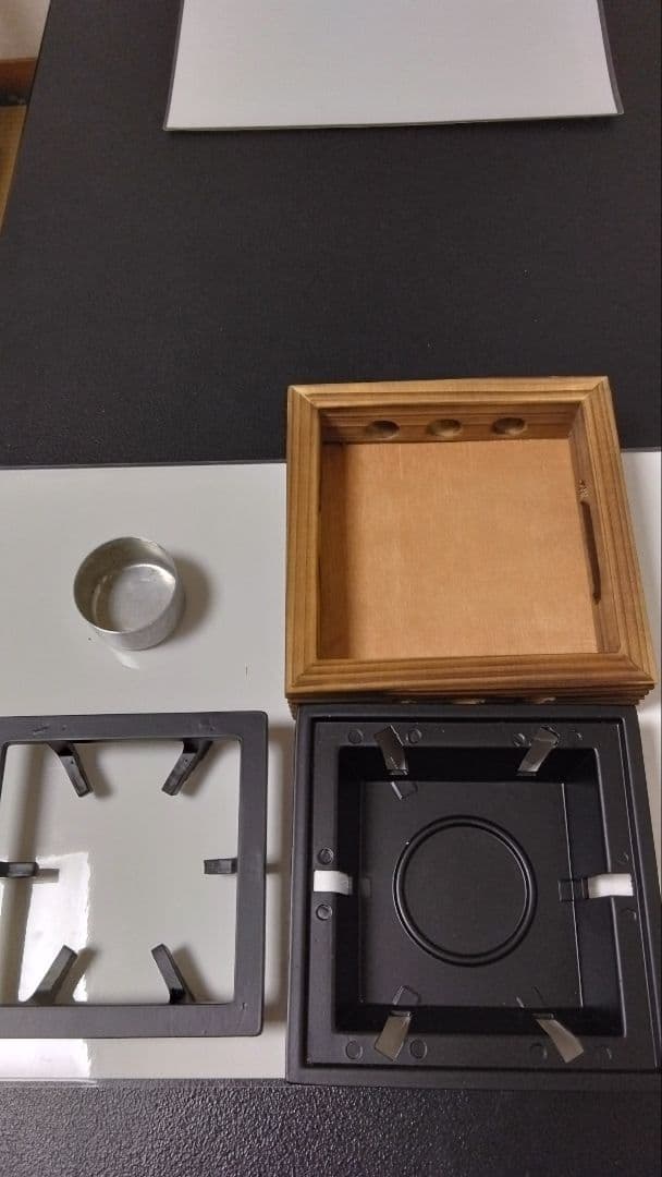 コンロ台民芸調コンロ4セット・キャンプ・アウトドア用