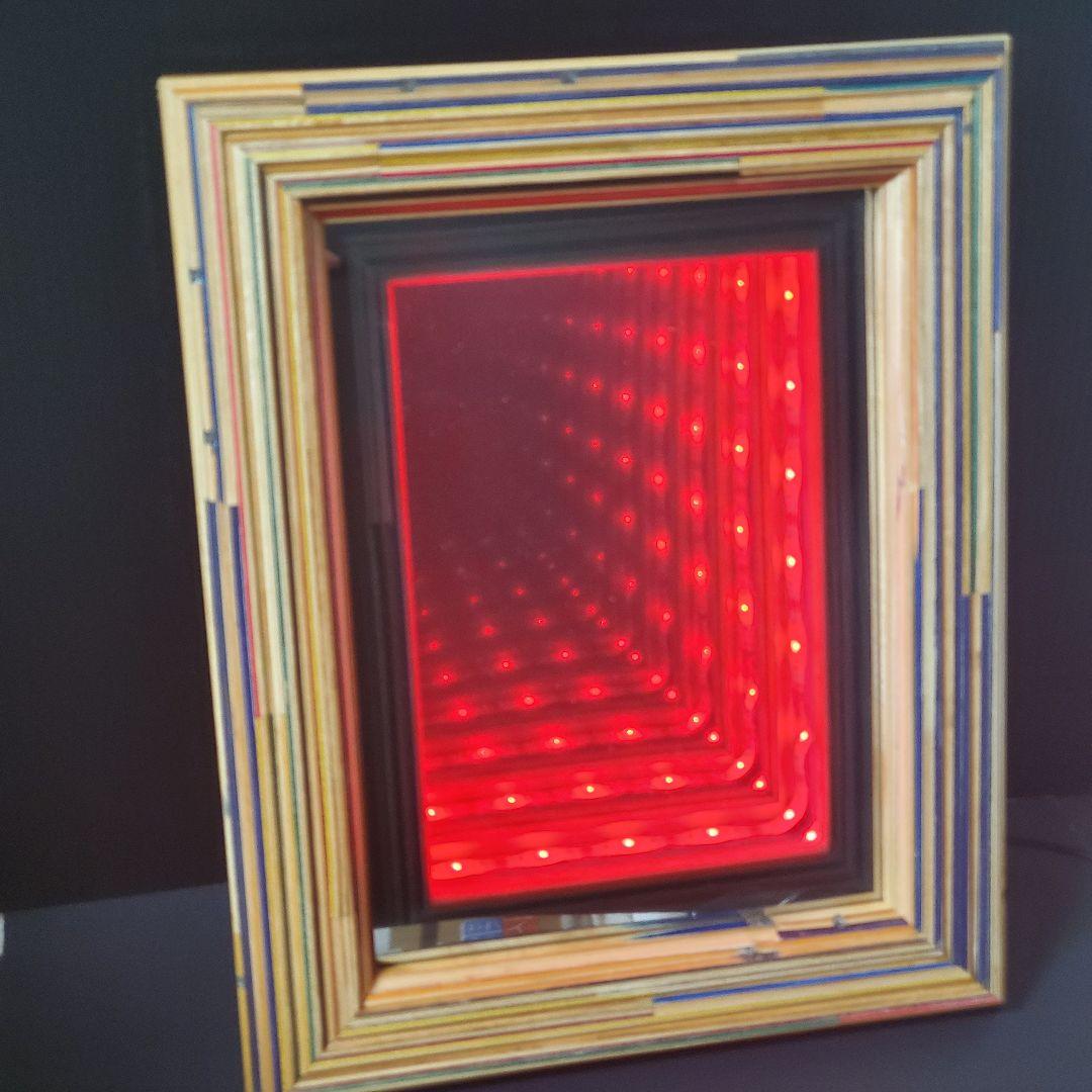 skateboard scrap LED アートフレーム