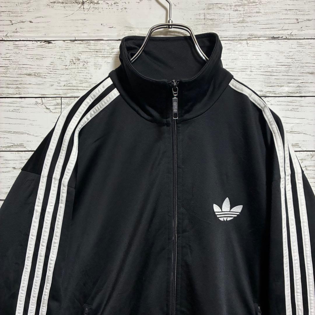 アディダス　刺繍　トレフォイルロゴ　トラックジャケット ファイヤーバード