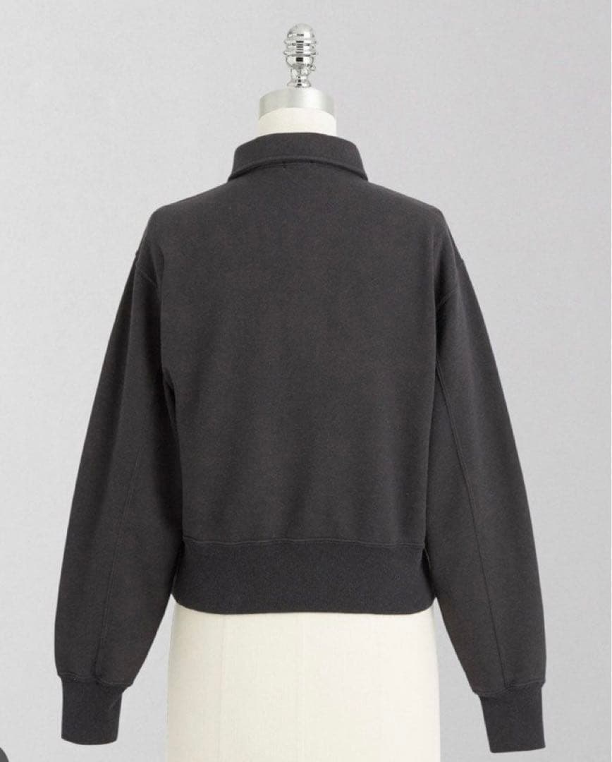 【美品】 ＜LOEFF＞コットン スウェット ポロシャツ