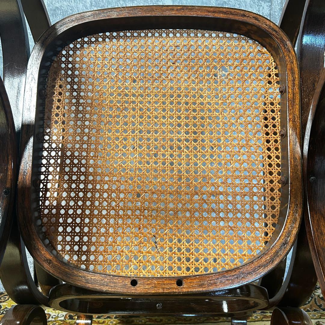 ꧁籐家具꧂ベントウッドロッキングチェア ケインバック ラタン 曲木 揺り 揺れ