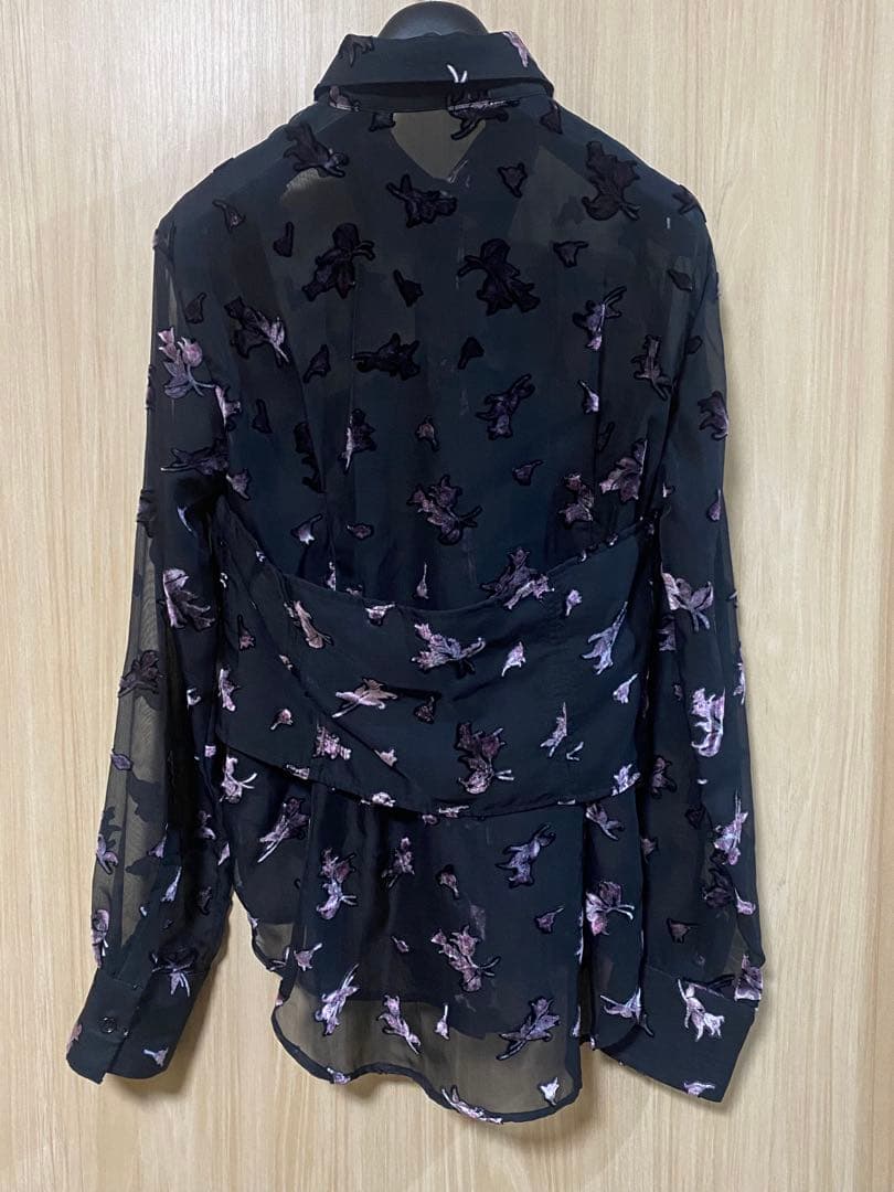 CLANE クラネ FLOWER OPAL BISTIER SHIRTS