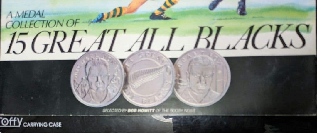 オールブラックス　歴代キャプテン　記念メダル