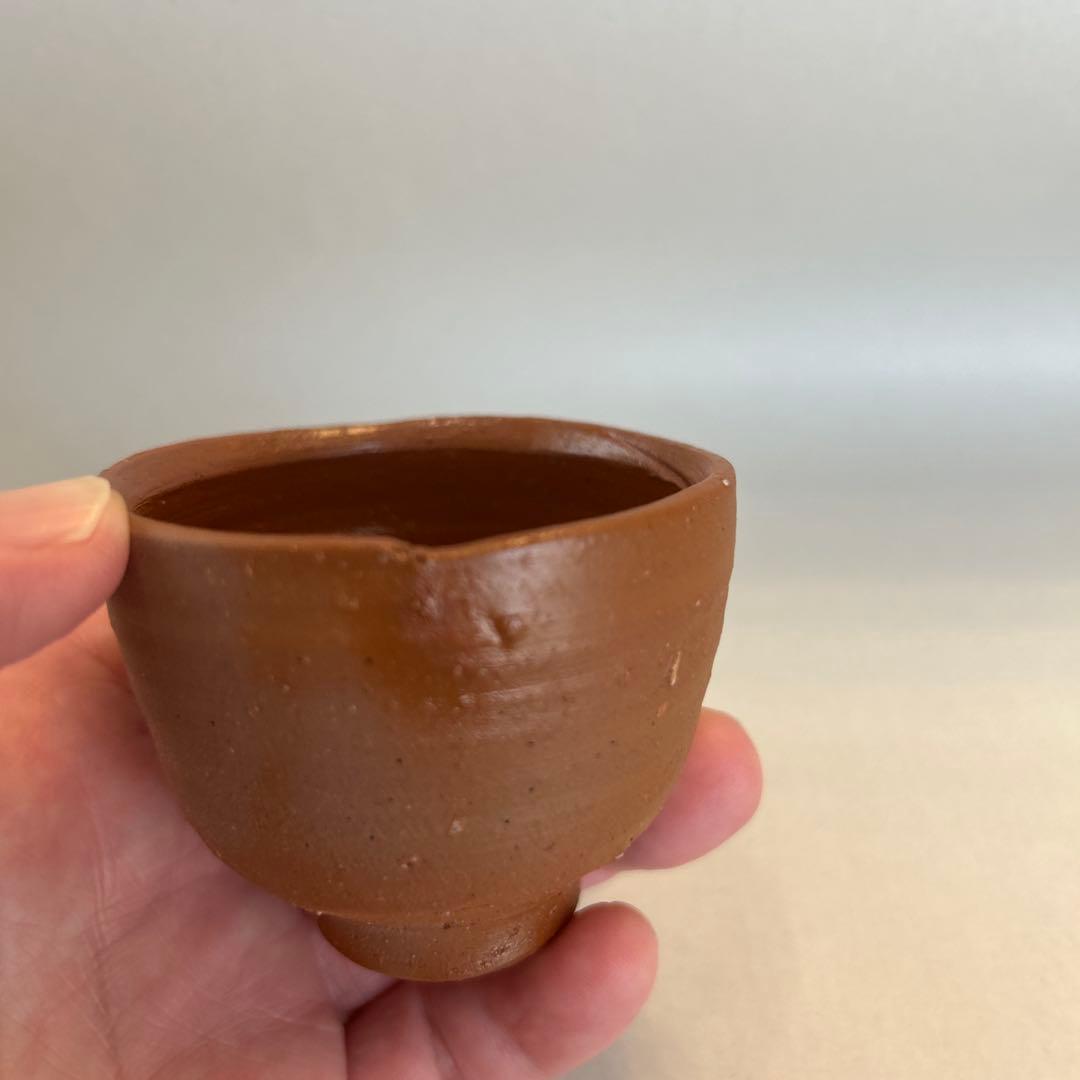 『値引き』【貴重】人間国宝　藤原啓 ぐい吞　 火縄