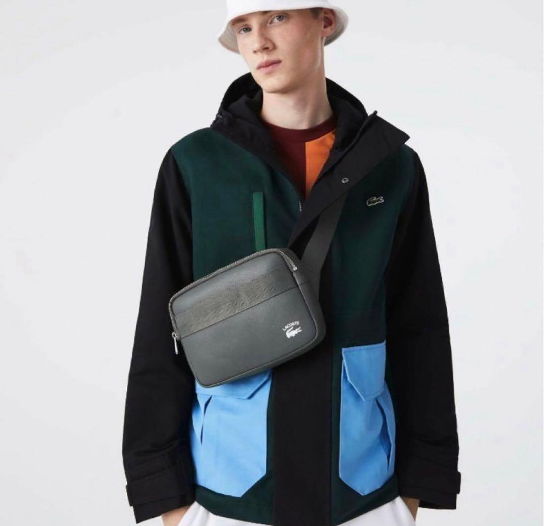 【極美品】LACOSTE ラコステ　ラコステプラクティス ショルダーバッグ　黒