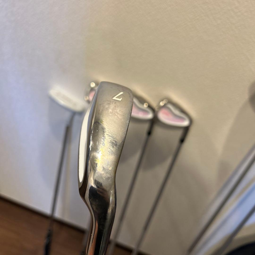 美品IGNIO レディースL 7本　右利き　イグニオ　ハーフゴルフセット