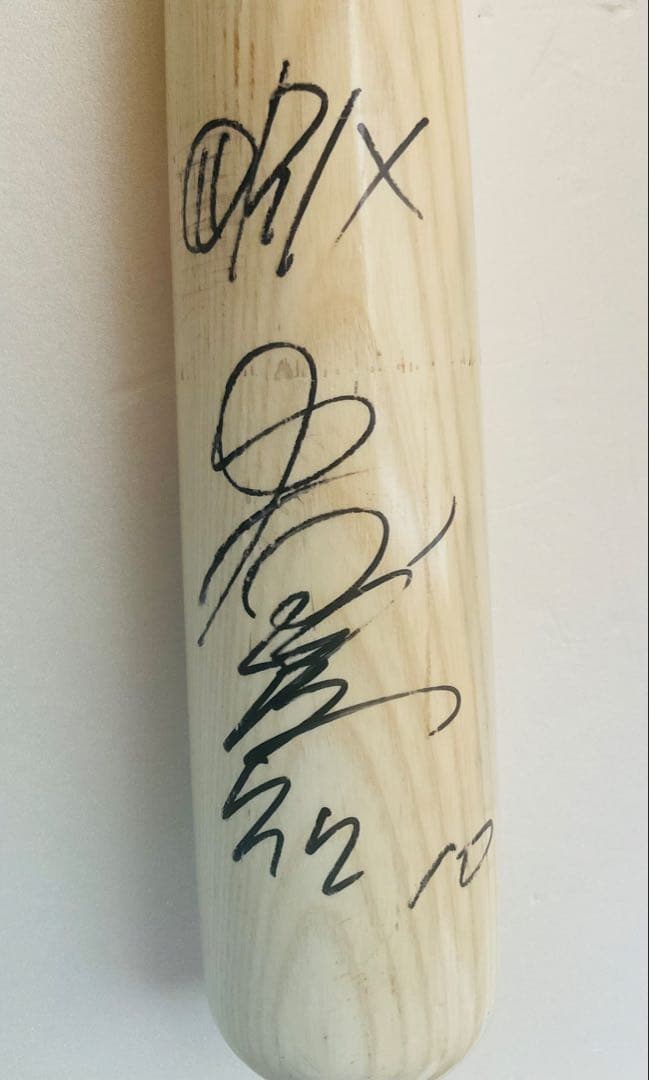 SSK リーグチャンププロ硬式バット 谷佳知サイン付き　BW背番号10番