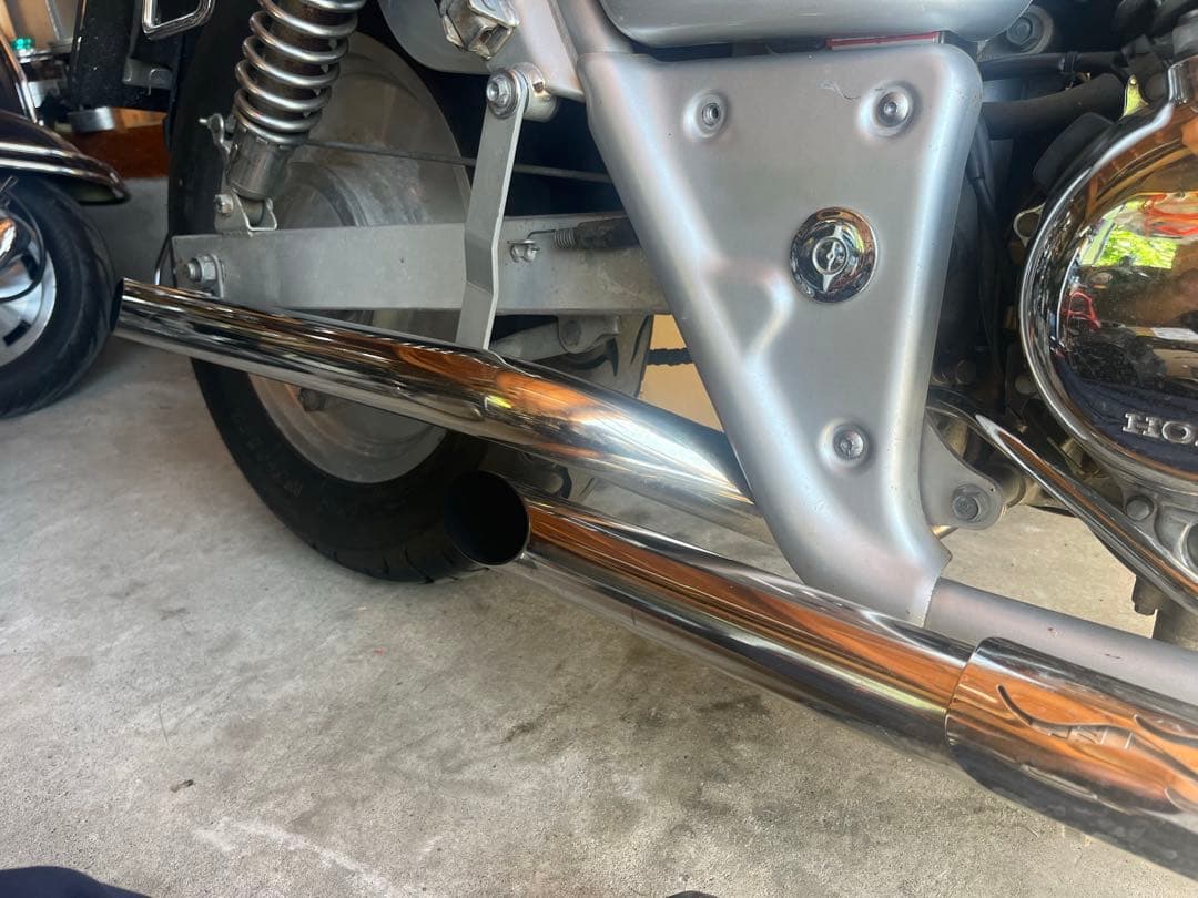 マグナ250 ハリケーンスラッシュカットマフラー