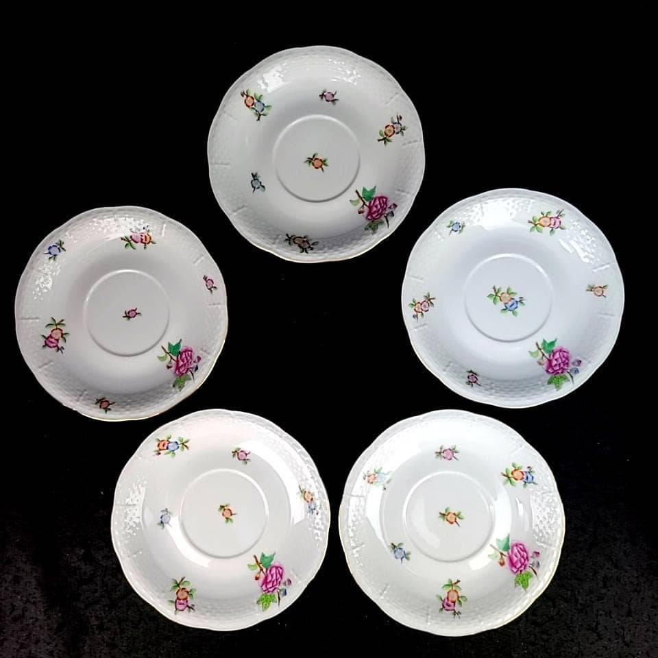 ♪美品♪ヘレンド　イートン　スープカップ　カップ&ソーサー　5客