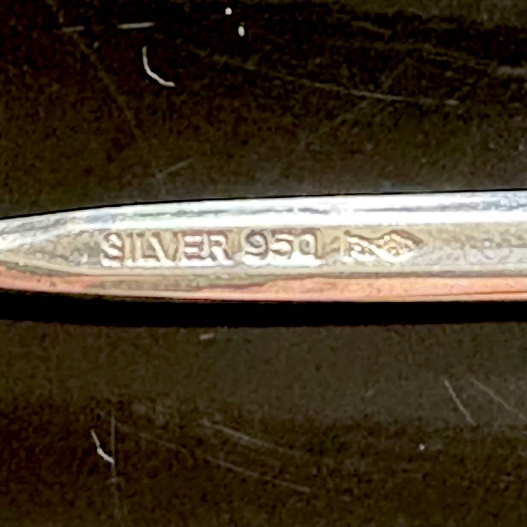 銀製　シルバーコーヒースプーンSILVER950 造幣局マーク逸品