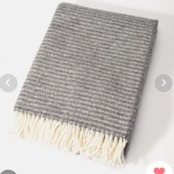 2枚組 クリッパン スローケット 130 ×200 北欧 ラムズウール100%