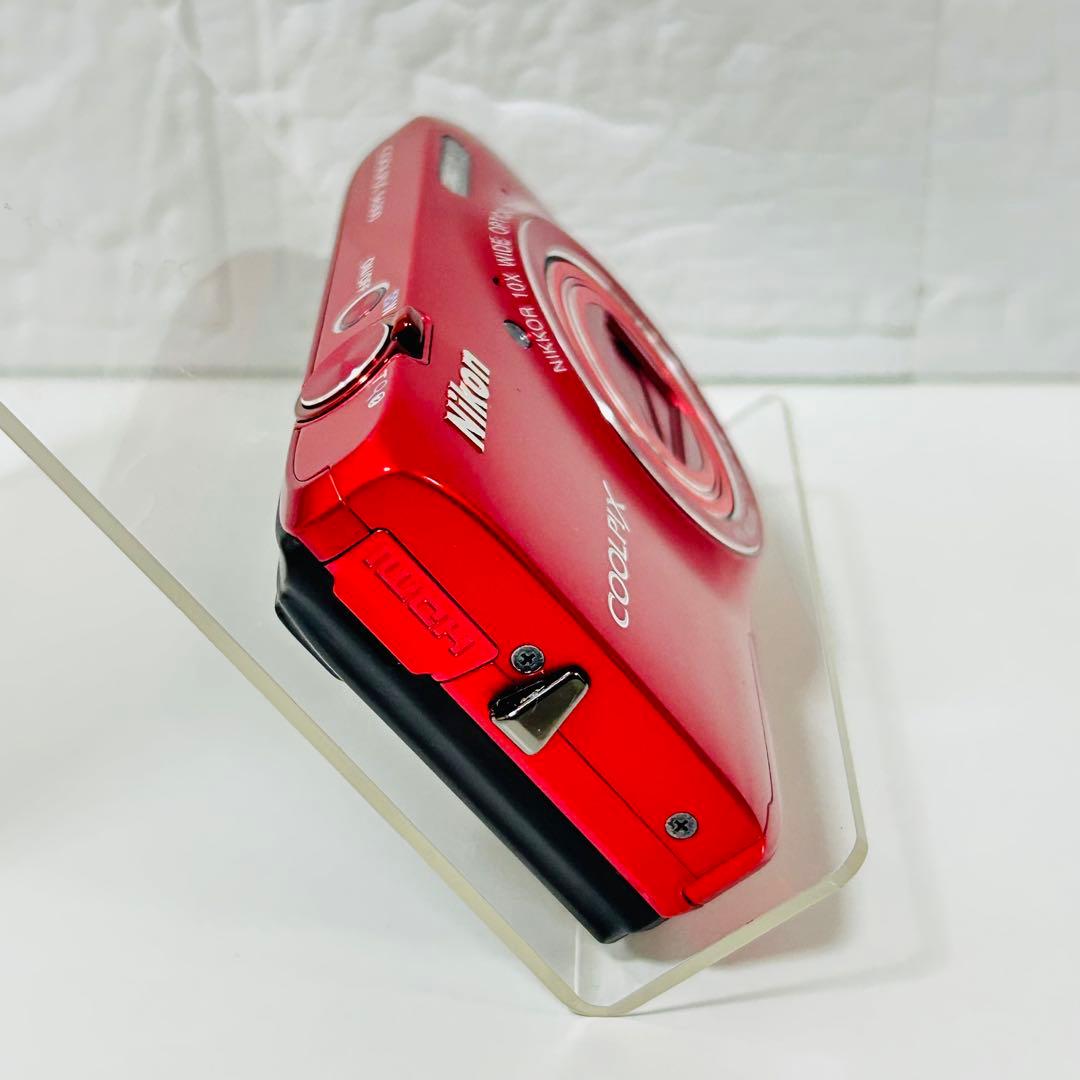 【極美品】Nikon COOLPIX S6300 レッド 赤 コンデジ