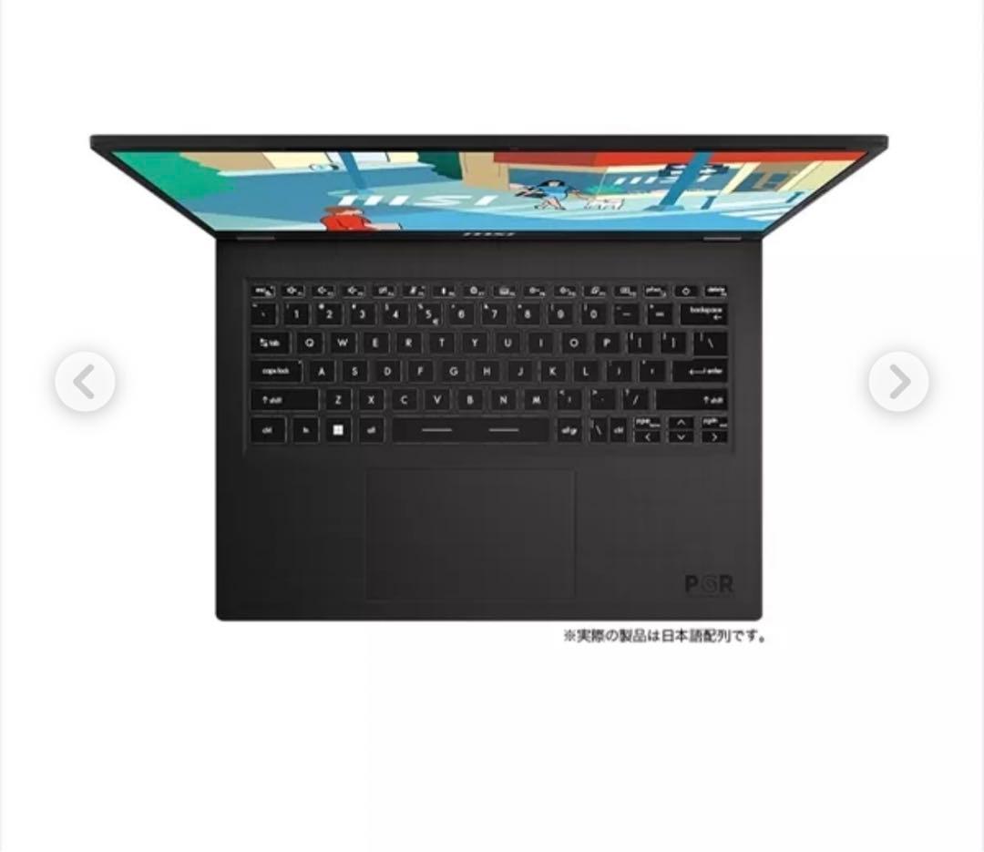 MSI ノートPC ブラック
