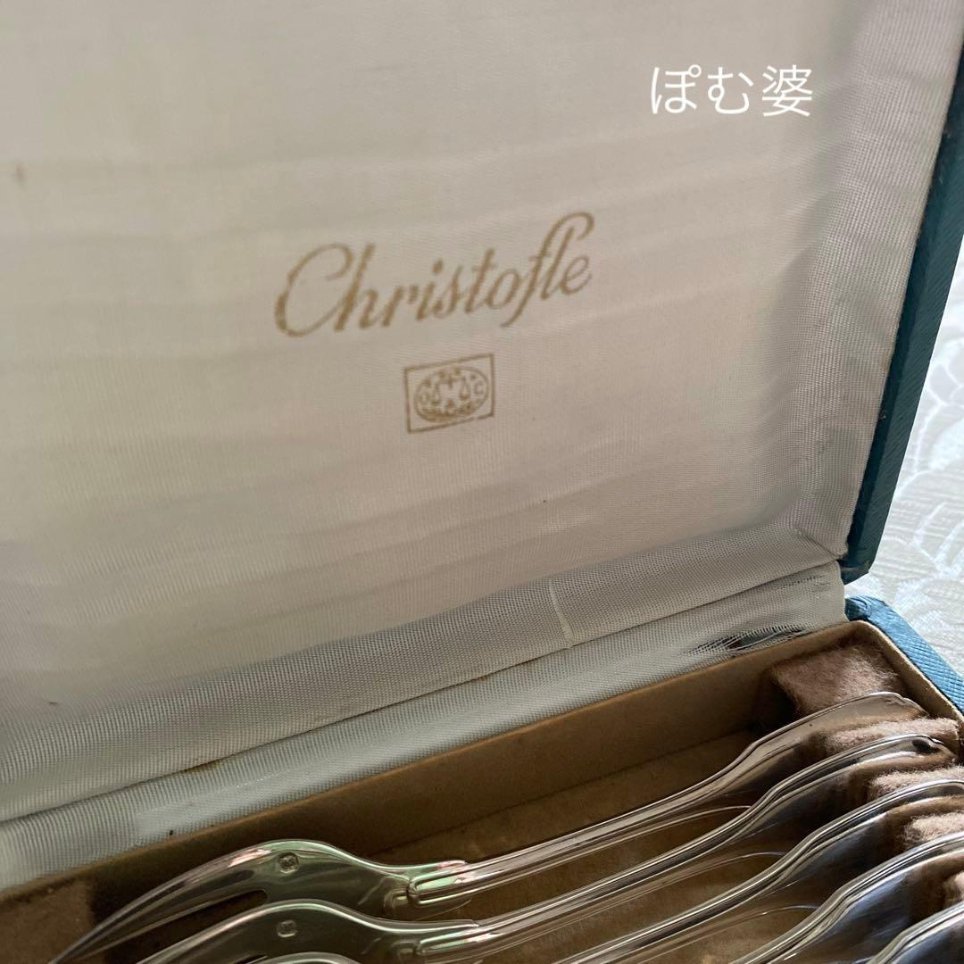 【フランス／クリストフル】純銀／ケーキフォーク 1本