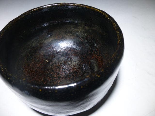 楽吉左衛門　五代　宗入　黒茶碗／楽吉左衛門　十代　旦入極め箱