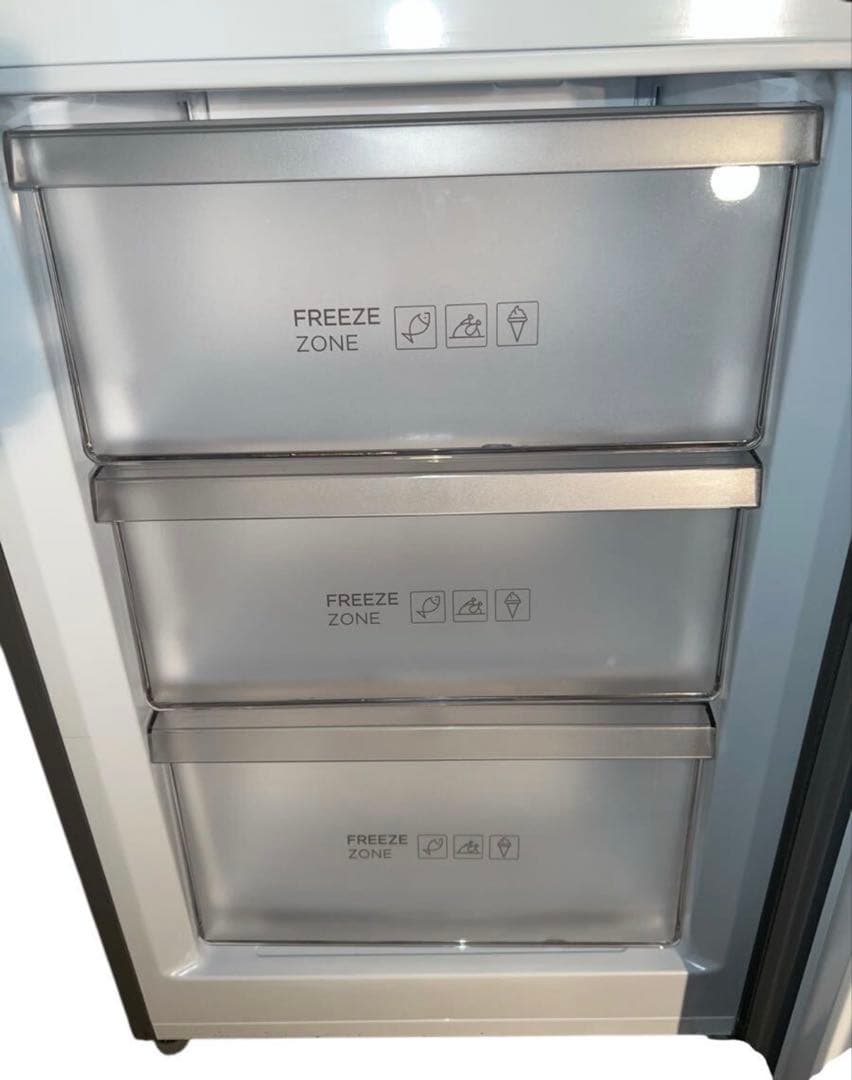 【動作品】TCL ノンフロン冷凍冷蔵庫 2024年製 2ドア 右開き186L