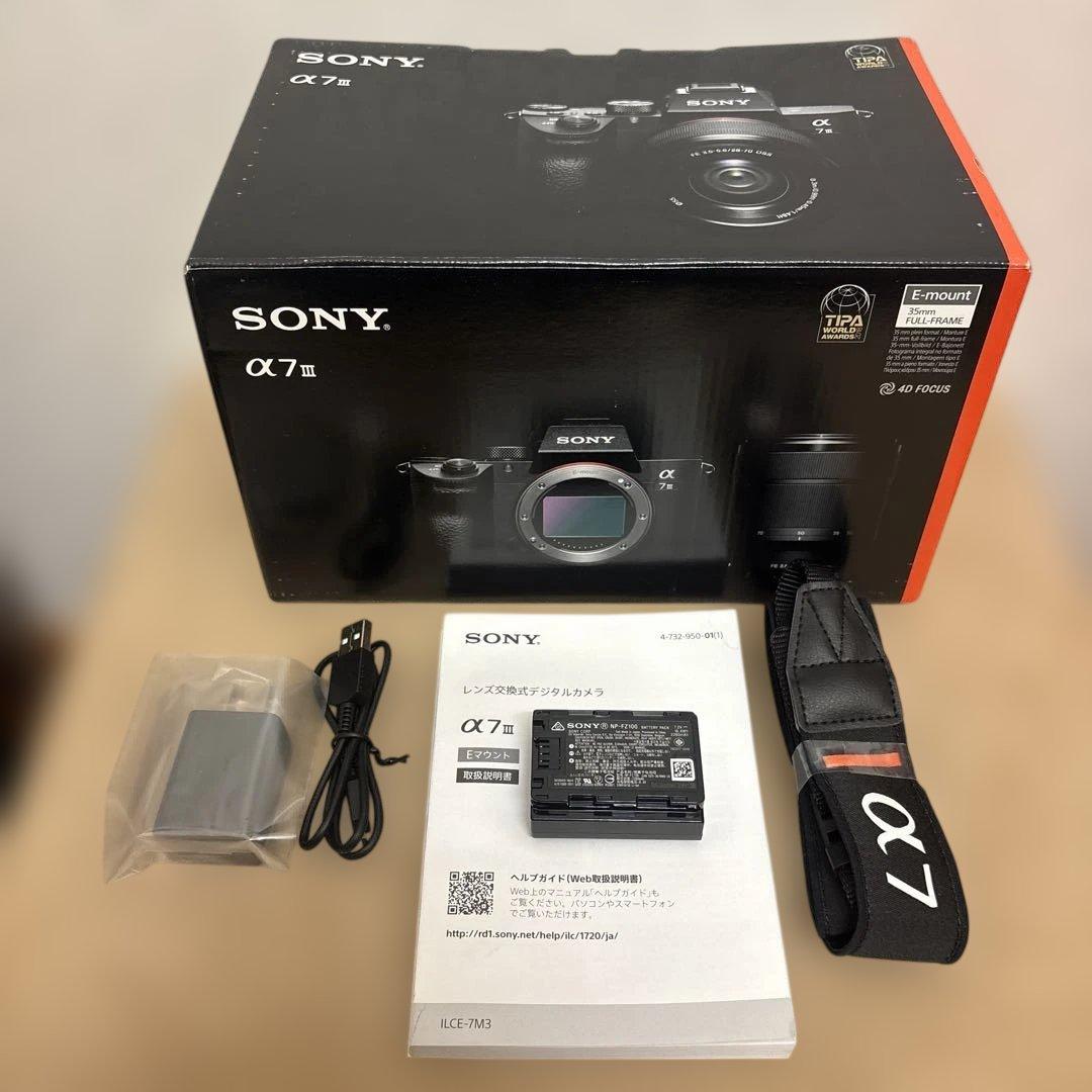 SONY α7 III ミラーレスカメラ(本体のみ)
