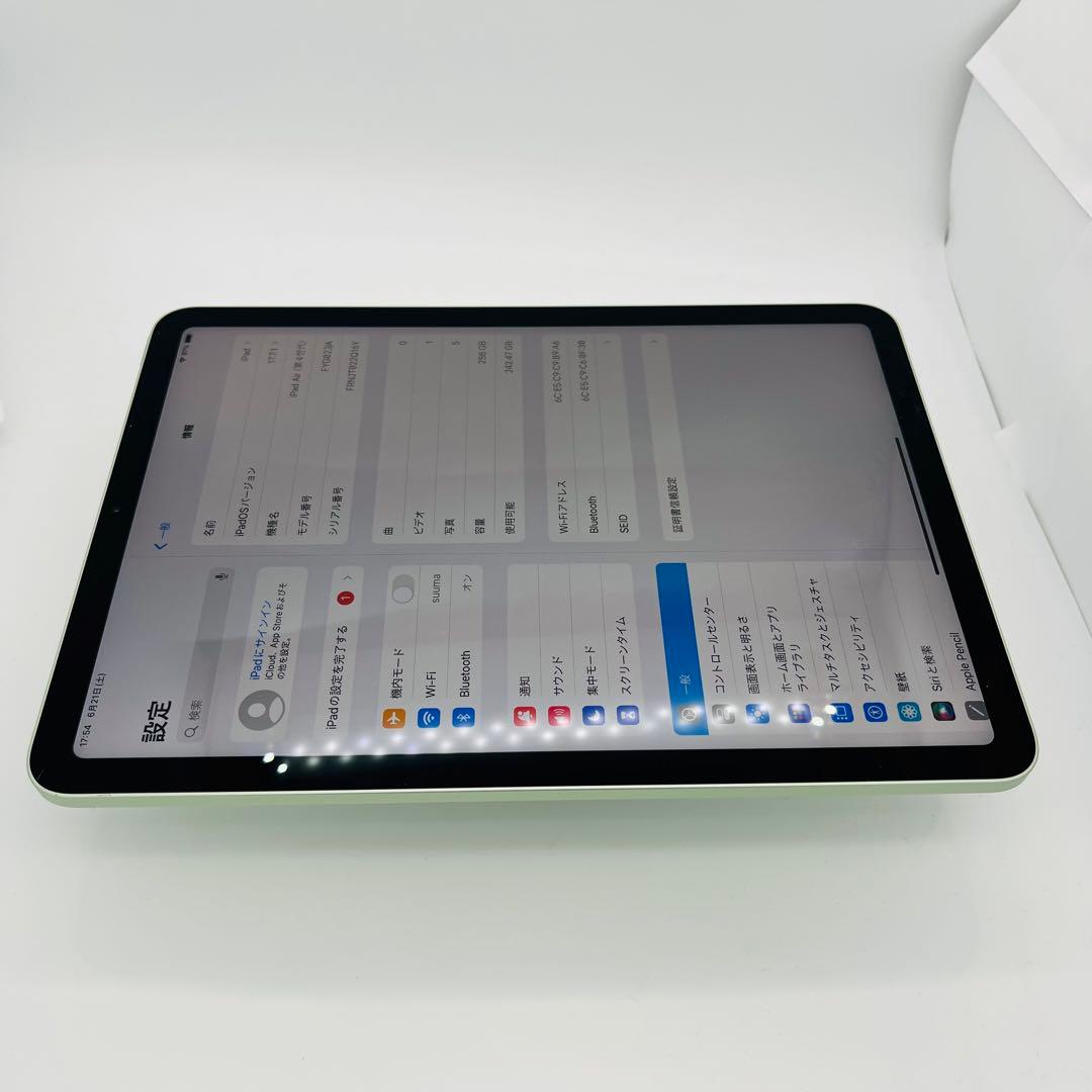 電池90% iPad Air 4 256 GB Wi-Fi グリーン　本体