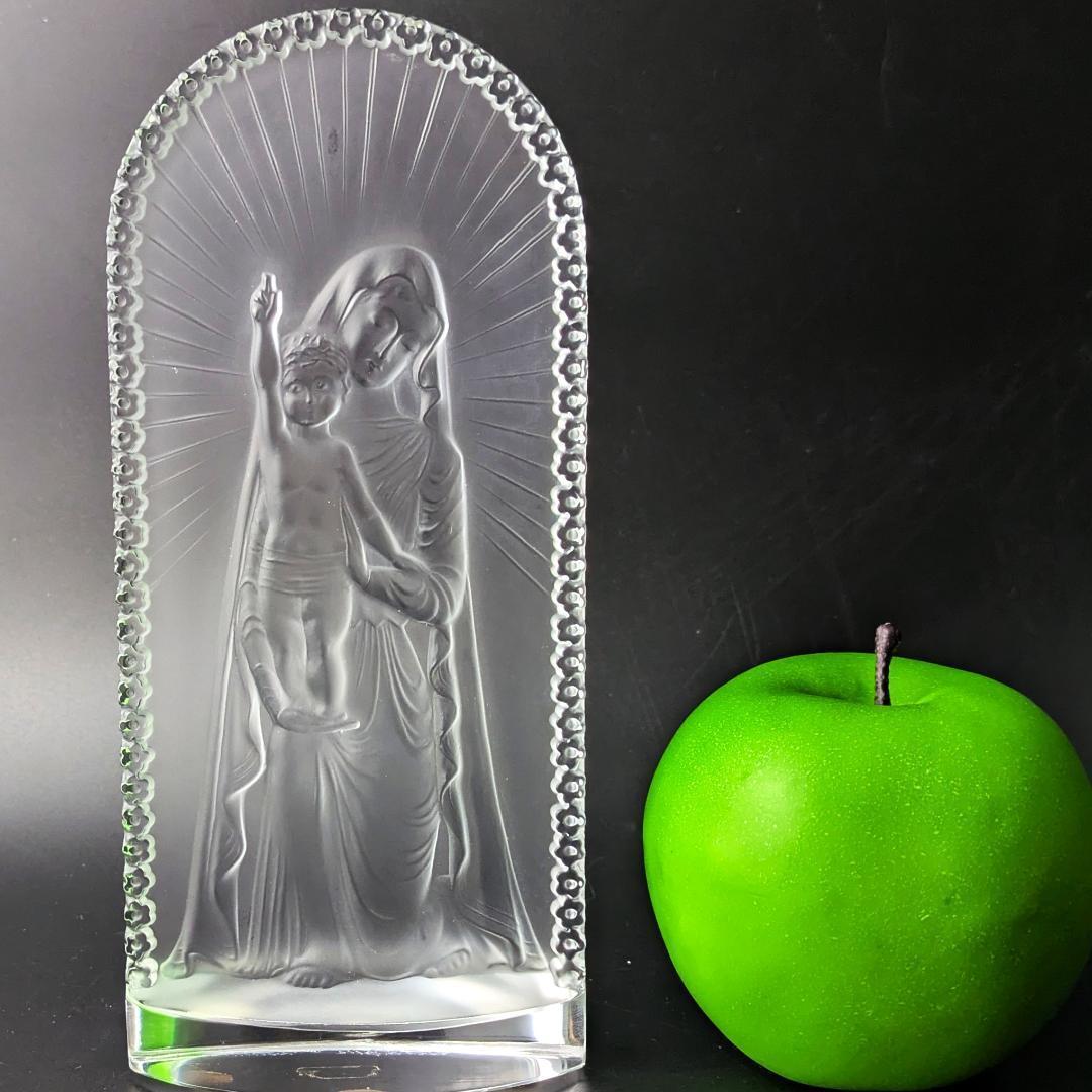 ラリック 聖母子像 Vierge à l'enfant 限定復刻 手彫りサイン入