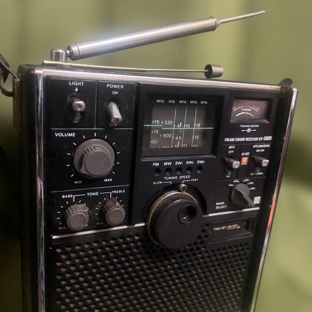 〖動作確認済〗SONY ICF-5800〖破損有〗