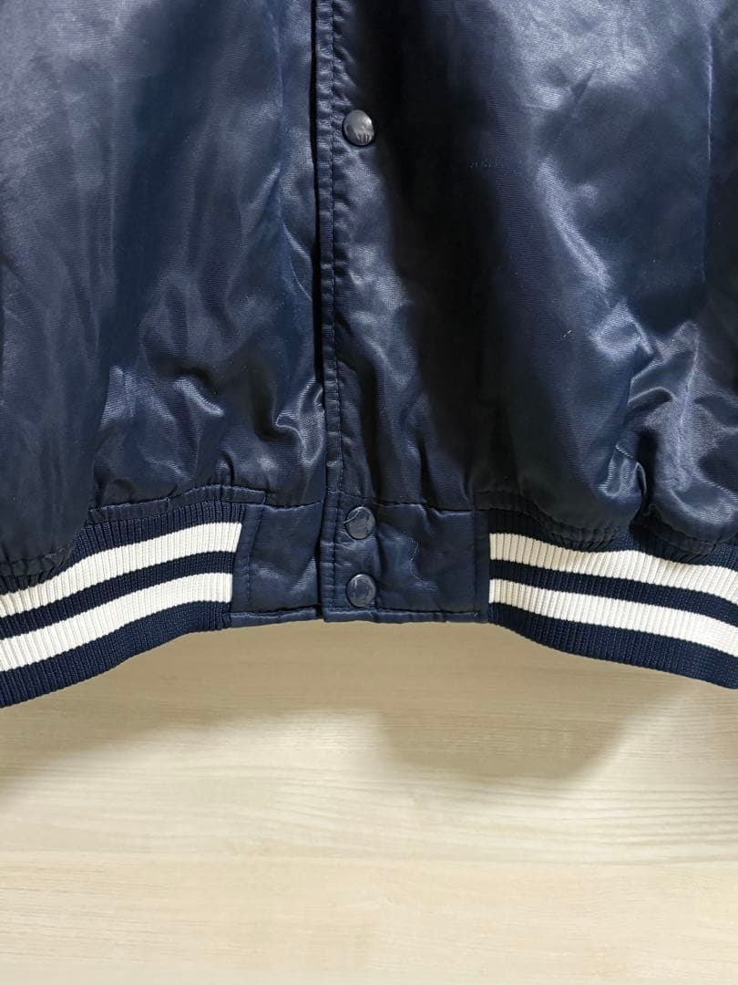 スターターMLBヤンキース刺繍スタジャン ネイビー　 レア2XL 90s