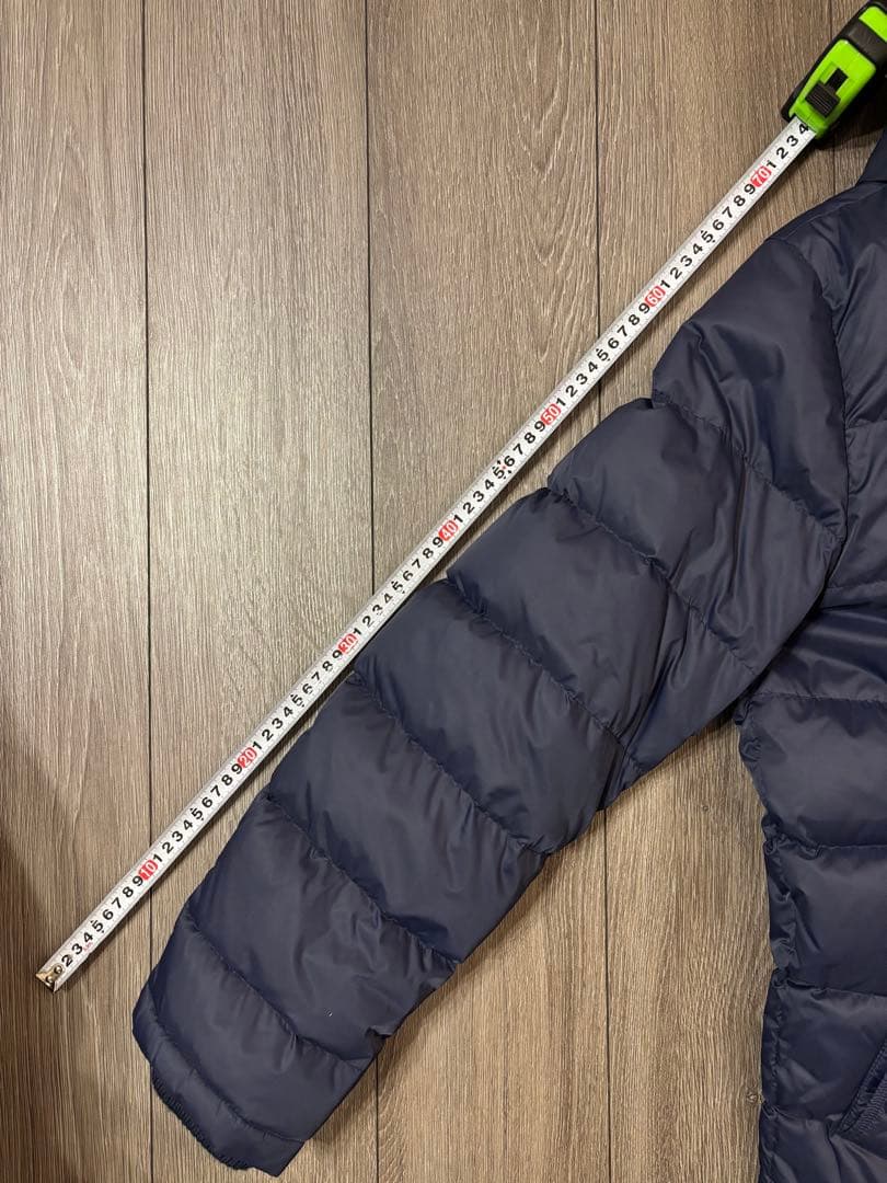 【びら】 LACOSTE ネイビー ダウンジャケット サイズ50