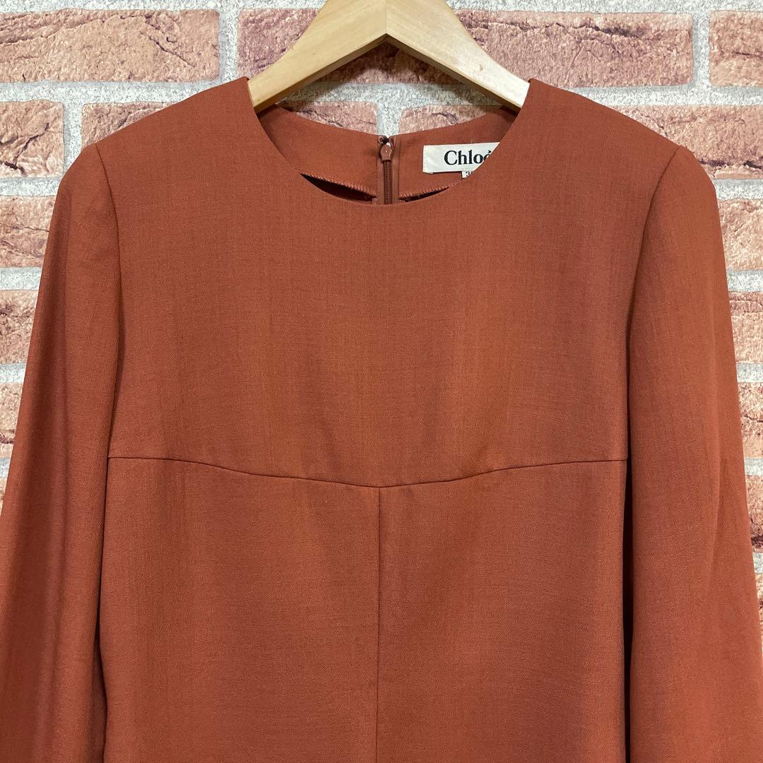 クロエ Chloe トップス ノーカラー 38size ブラウス